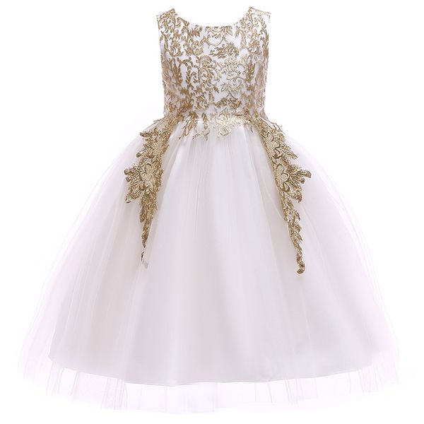 

in stock birthday banquet first vestido de comunion prom dress applique lace for childern bridesmaid dresses, Red;yellow