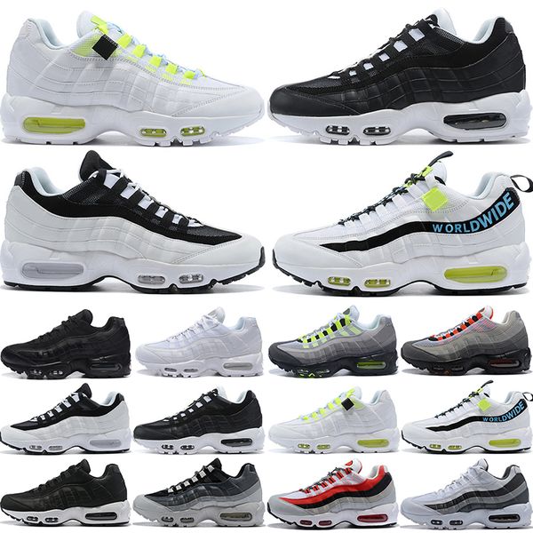 

men running shoes mens trainers triple black white neon solar red mens sports shoes sneakers size 40-45 ing