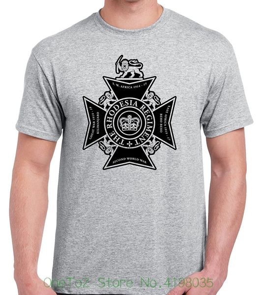 

the rhodesia regiment t-shirt summer short sleeve shirts big size cotton tees