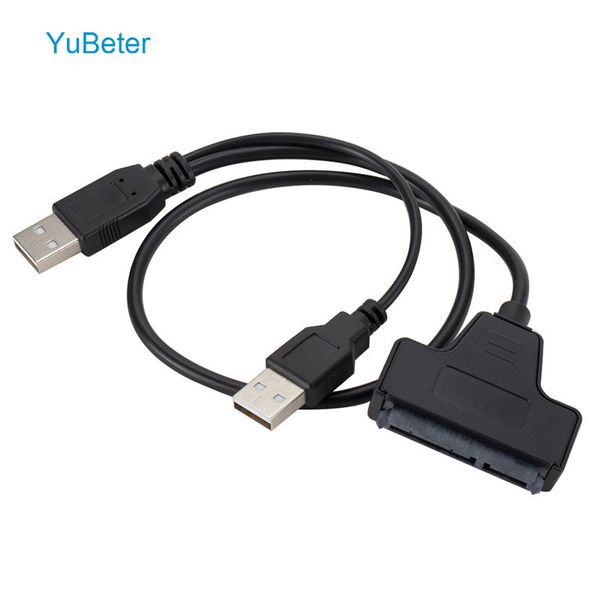 

computer cables & connectors yubeter usb 2.0 to sata 7+15 pin cable adapter for 2.5 inch hdd lapnotebook hard disk drive backward compat