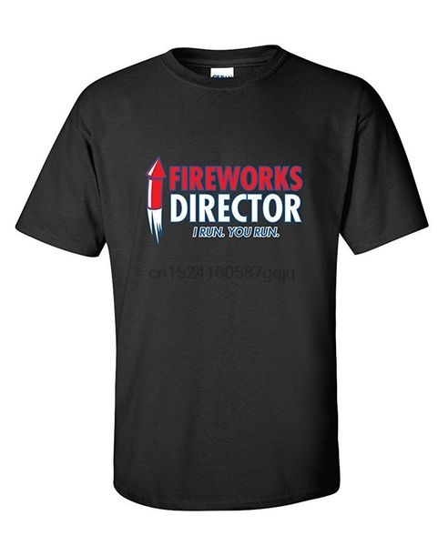 

fireworks director. i run you run men's funny t-shirt