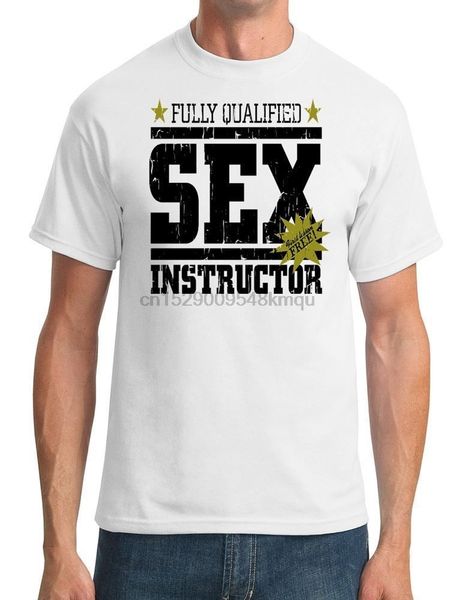 

fully qualified instructor - funny - mens t-shirt wholesale tee custom environmental printed tshirt wholesale