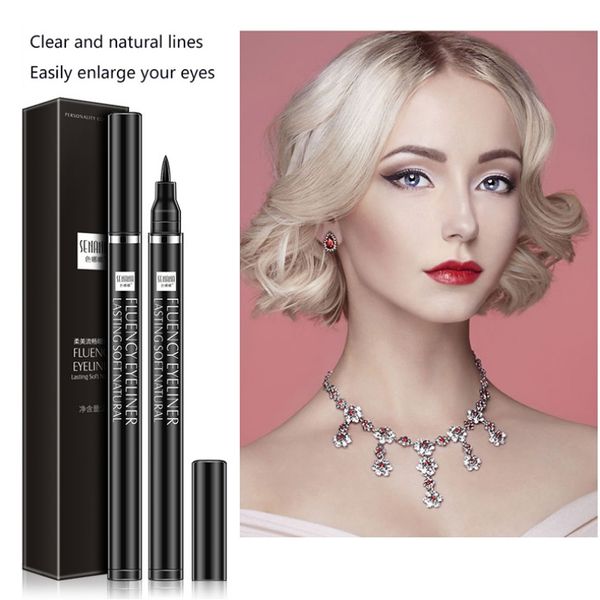 

quick dry liquid eyeliner waterproof smudge-proof easy to use long-lasting eyeliner long lasting not-blooming beauty makeup k7