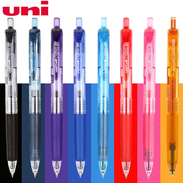 

gel pens 1 piece mitsubishi uni-ball signo rt retractable pen pena warna ultra fine umn-138 made in japan