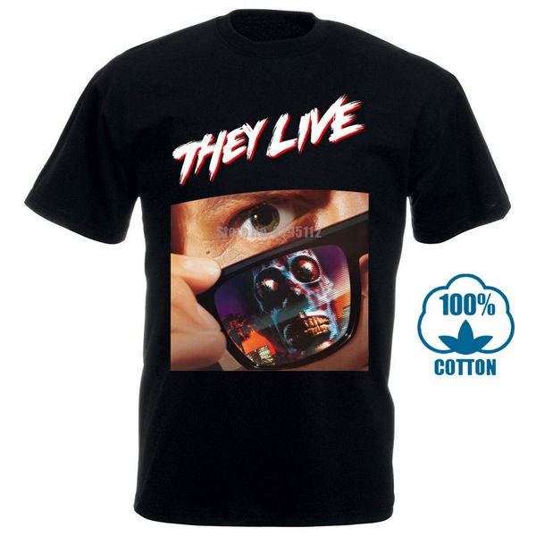 

они live movie poster мужчины tshirts hip hop одежда футболки gym king tee shirt black of white tops футболка для парня