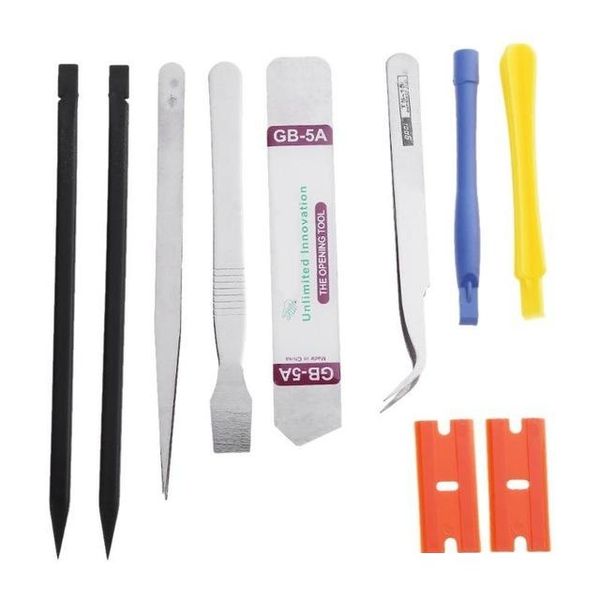 

phone tools repair tool sets alloet 10pcs in one set mobile phone repair tools kit lcd screen opening screwdrivers pry