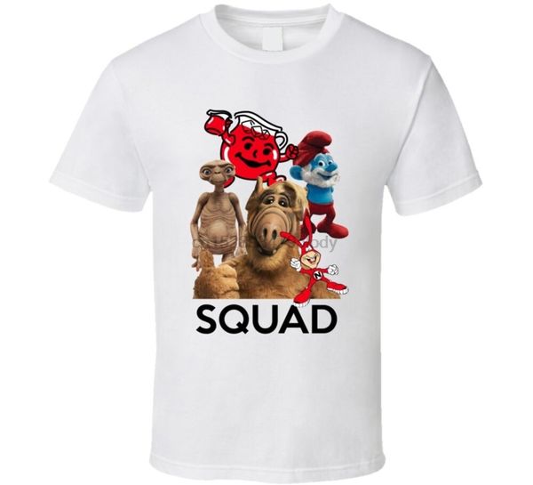 

squad alf papa kool aid noid et funny retro fan t shirt