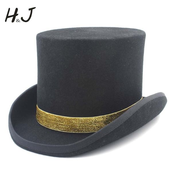 

15cm 4 size wool black women men fedora hat for magician steampunk fodora party dad hat bling sequin ribbon, Blue;gray