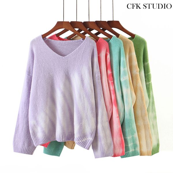 

2020 autumn winter sweater women knitted pullover femme sweaters knitted oversize green sweater jumper top, White;black