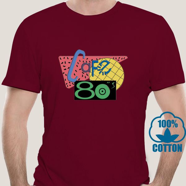 

0079a t-shirt cafe 80's - retour vers le futur - back to the future - marty mcfly