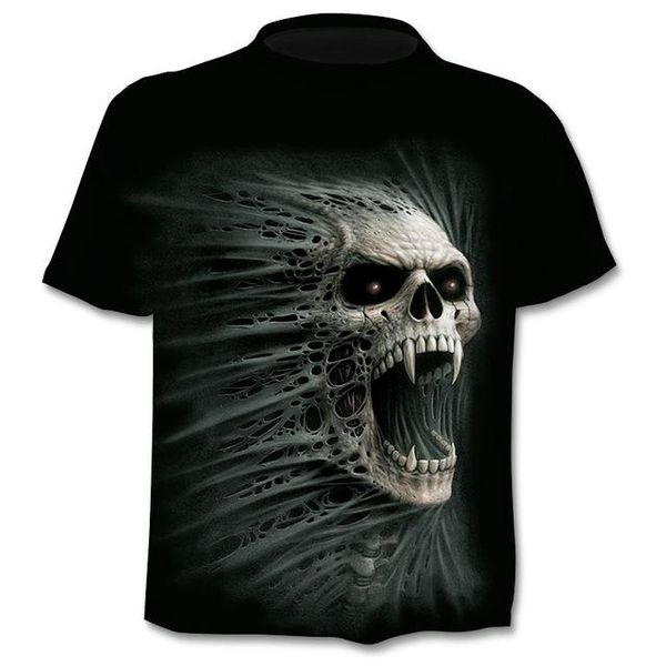 

new 3d skull poker street 3d print shirts kawaii aesthetic funny men clothing