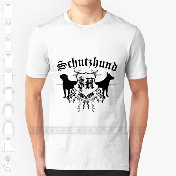 

schutzhund mit rottweiler und gsd custom design print for men women cotton new cool tee t shirt big size 6xl gsd