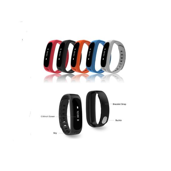 

wholesale h9 smart steps distance monitor calorie goal display longtime-sitting smart wristband barcelet bluetooth 4.0 for ios/android