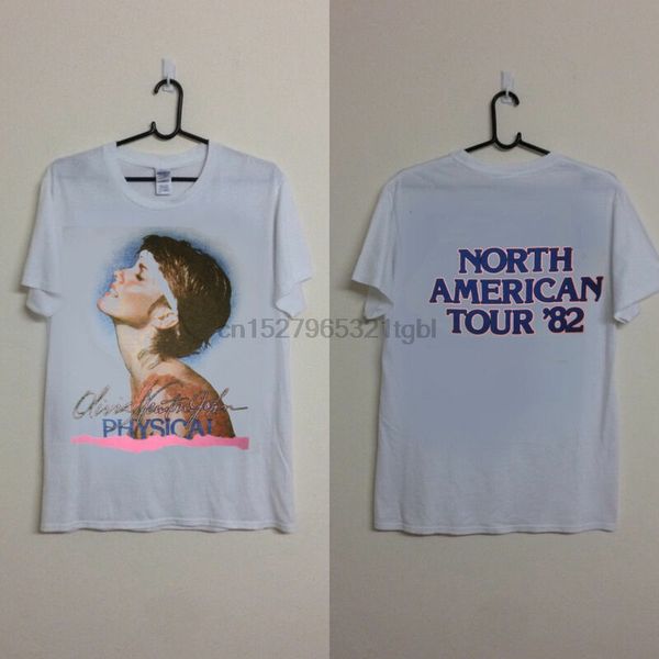 

урожай olivia newton john концерт t-shirt 82 дополнительный тираж новый