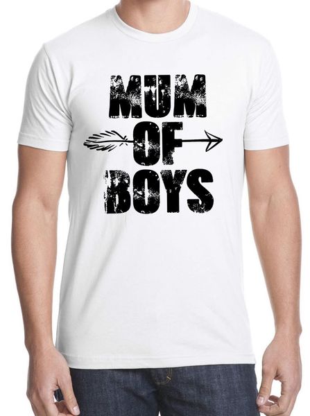 

2019 new t-shirt mum of boys fashion t-shirt gift for mom mother ing