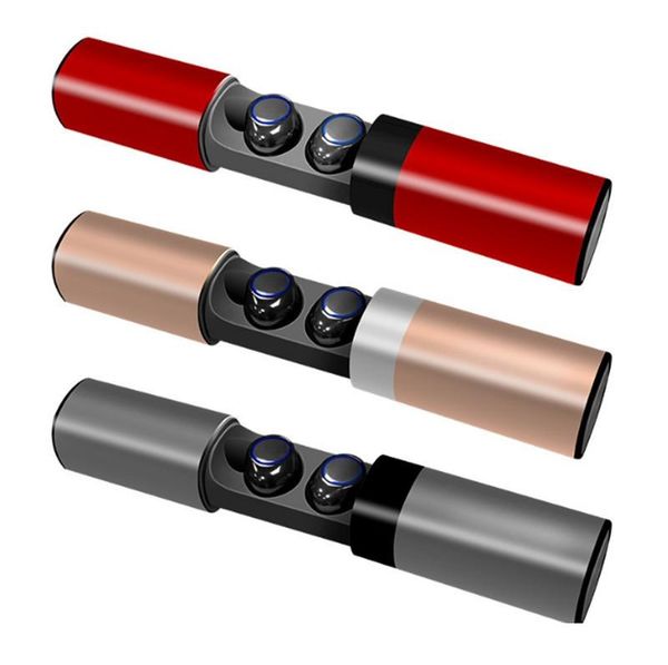 

s2 tws twins bluetooth earphones ipx7 waterproof mini double-ear headsets ear buds with charging dock for universal phones