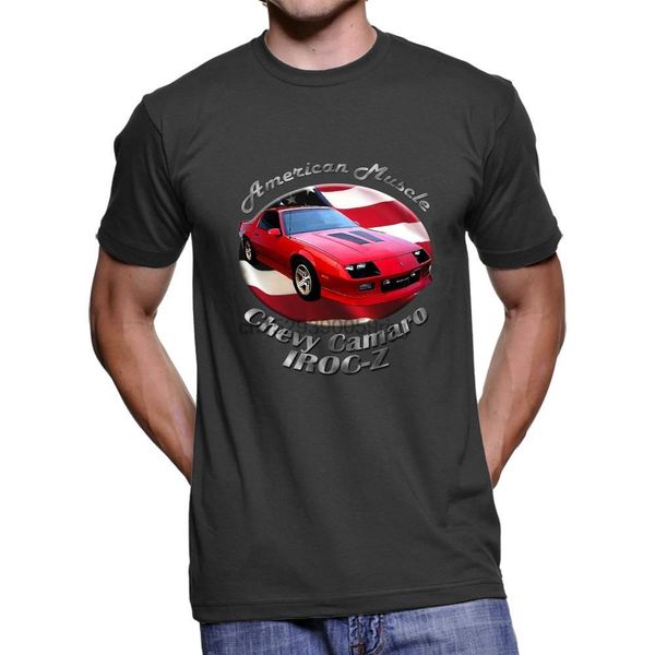 

chevy camaro iroc z american muscle men dark t shirt