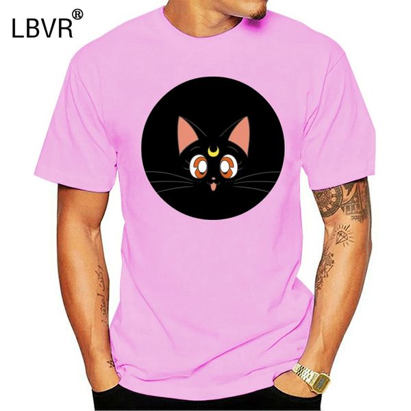 

custom sailor moon men's luna cotton shirt men's punk t-shirt