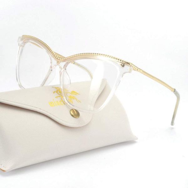 

sunglasses mincl/2021 fashion lady cat glasses designer transparent large frame vintage sun pochromic reading uv400 fml, White;black