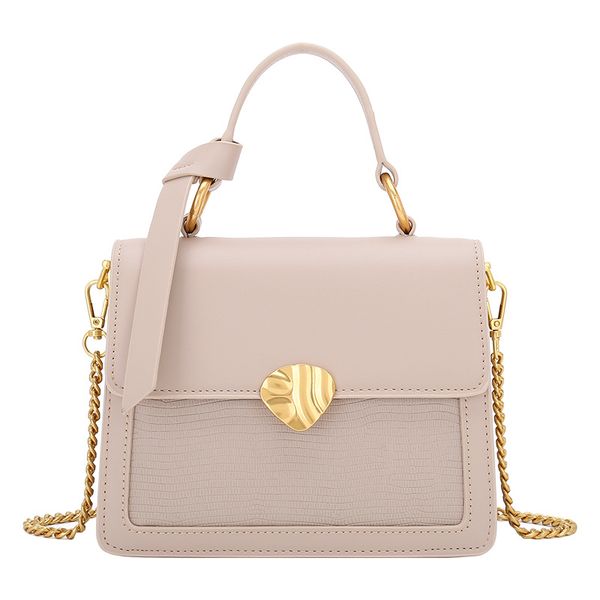 

женщины сумки crossbody сумка цепи 2020 новый плечевой ниша стильный минималистский дизайн сумка малый квадрат пакет сплошной цвет черный