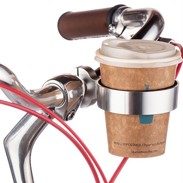 

water bottles & cages bicycle cup holder motorcycle bike handlebar mount bracket coffee drink bottle cage clip aluminum cycling handle bar r
