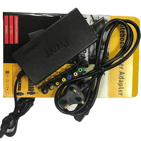 

universal 96w 4.0a dc lapnotebook charger power adapter 12v/16v/20v/24v with us eu au uk plug wholesale