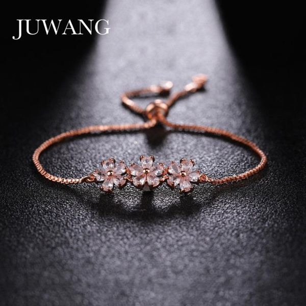 

juwang new fashion adjustable bracelets for women crystal charm wedding bracelet femme party jewelry friend gift wholesale, Black