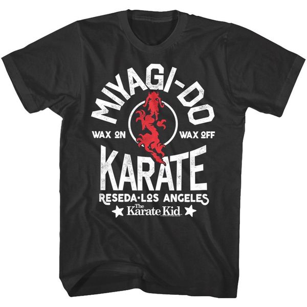 

brand new 2019 summer mens short official karate kid miyagi-do dragon reseda los angeles men's t-shirt cute t shirts