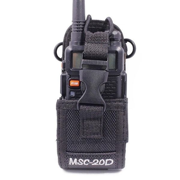 

heap walkie talkie parts & accessories abbree msc-20d nylon multi-function pouch bag holster carry case for baofeng uv-5r uv-82 bf-888s t