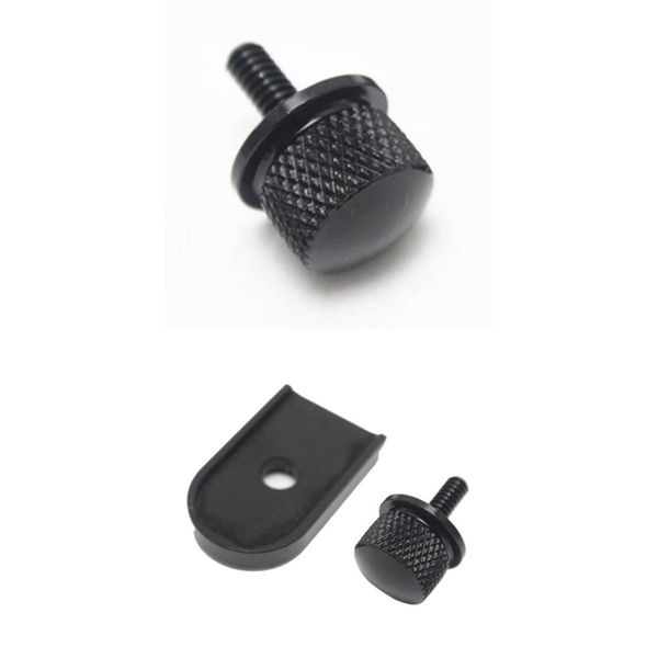 

2x seat bolt tab screws + 1x seat tab cover kit for harley dyna sportster