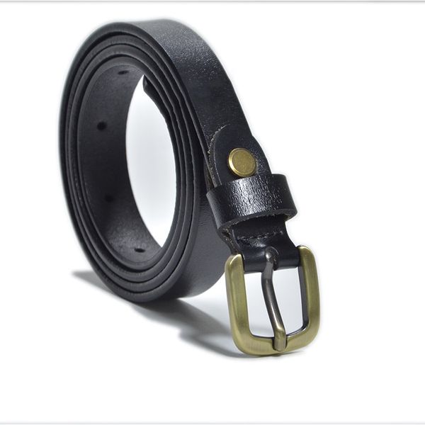 

women leather belts fashion casual woman brand belts layer leather pin buckle female luxury, Black;brown