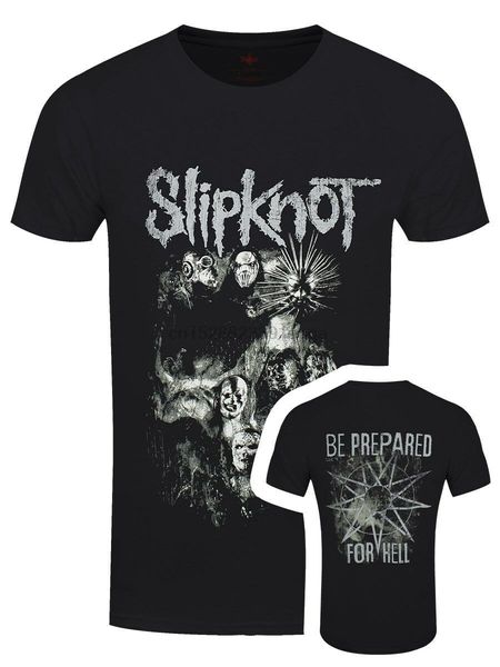 

slipknot футболка череп группа мужчин черный (1