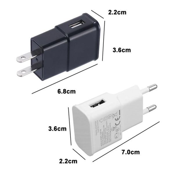 

eu/us plug 5v 1a wall usb 5v1a charger with for samung