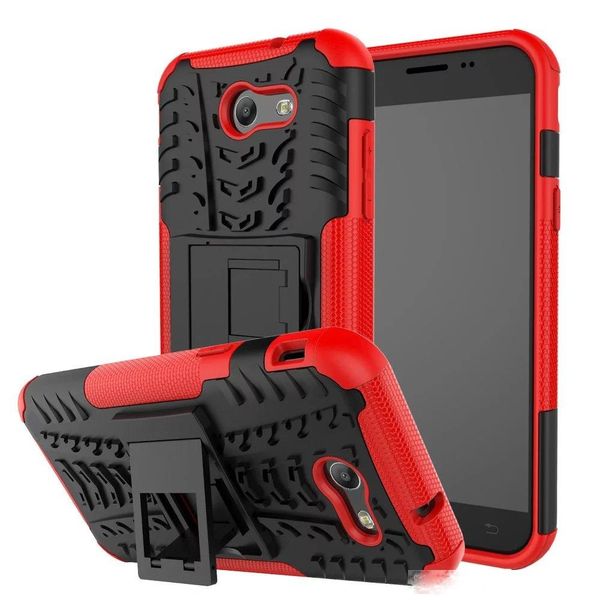 

for samsung galaxy j3 2017 dazzle 2 in 1 hybrid kickstand impact rugged heavy duty tpu pc shock proof cover cases 50pcs