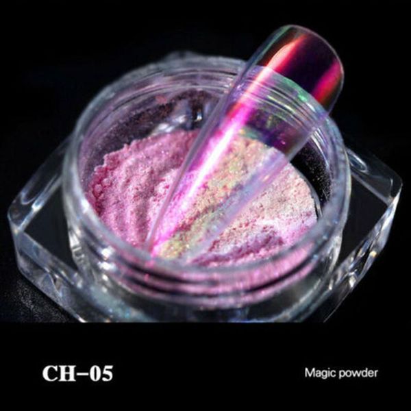 

nail glitter chrome dust professional pigment accessories mirror powder cosmetic art uv gel makeup ice transparent, Silver;gold