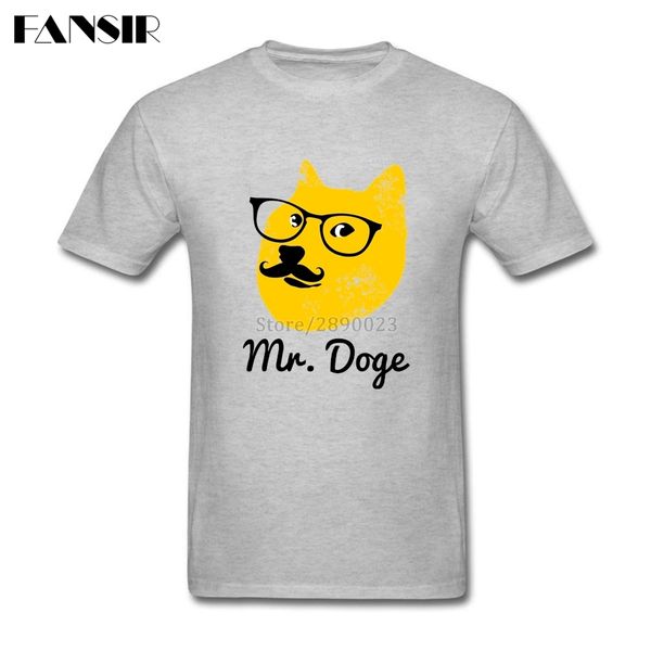 

2020 new trendy tees shirt for men mr. doge men t shirt short sleeve crewneck cotton teenage clothes