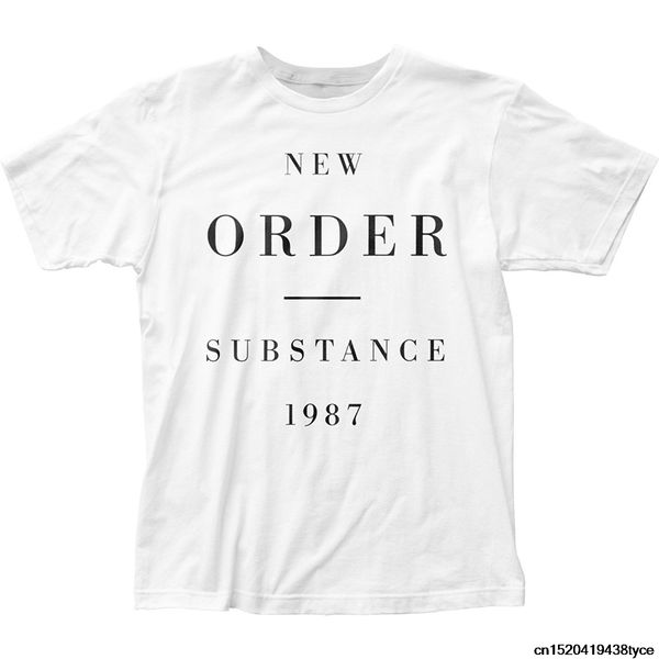

men's new order substance 1987 short sleeve crew neck broadcloth t-shirts