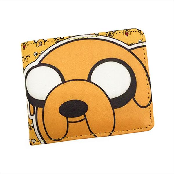 

anime comics cartoon adventure time wallet jake the dog purse with card holder drop shipping, Red;black