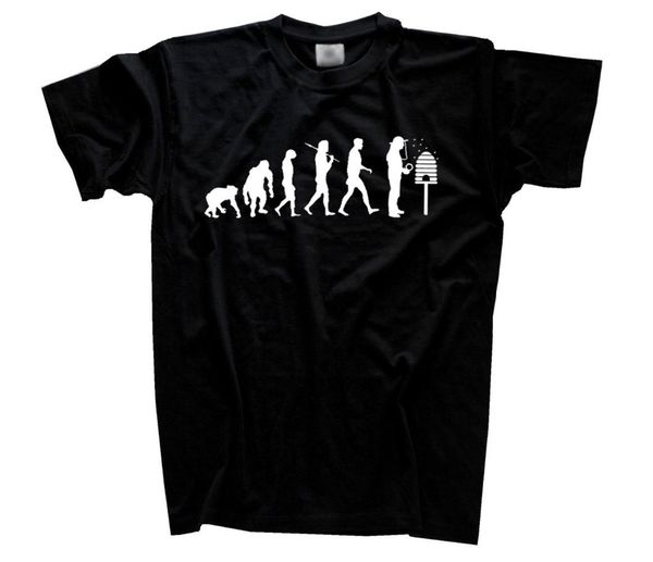 

t shirt men cape sleeves youth printed imker evolution bienenzuchter honig bienen fashion t shirts men plus shirt