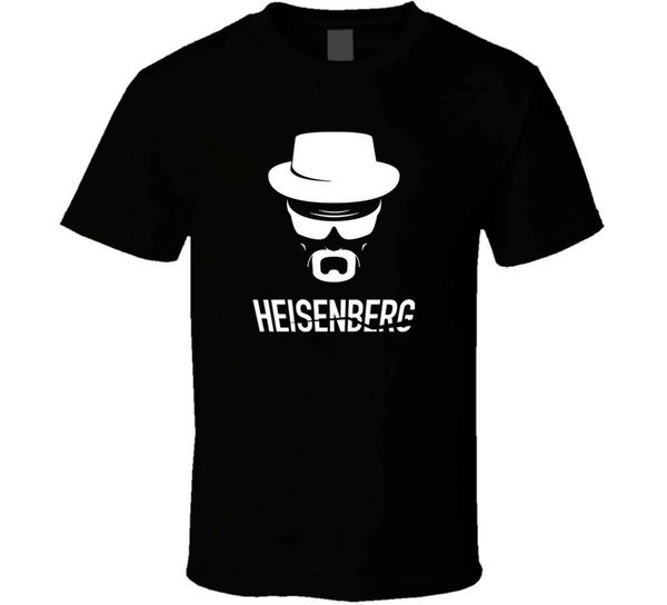 

heisenberg new vintage shirt black white tshirt men's short-sleeved tee shirt