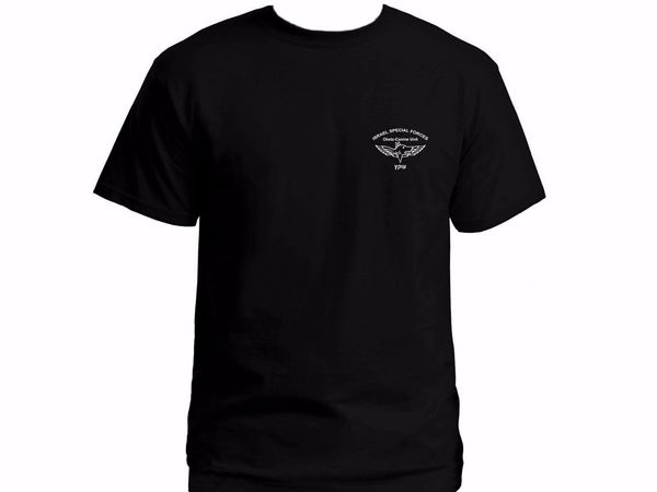 

israeli army idf zahal canine unit k 9 k9 oketz military dogs black new t-shirt