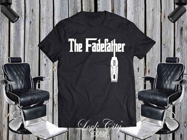 

the fadefather customized barber barbershop haircut t shirt 2019 new short sleeve casual tee 100% cotton t shirts