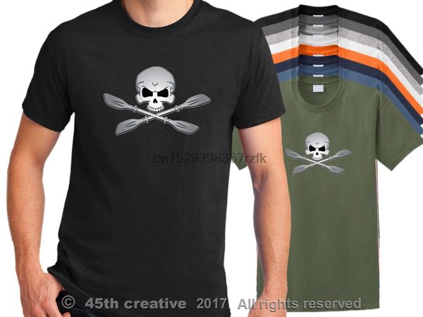 

kayaking t shirt - kayaker skull t-shirt kayak paddle shirt kayak fishing shirt