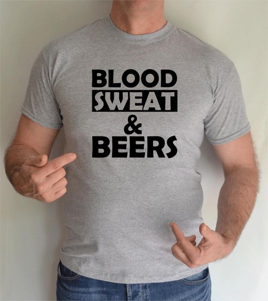 

blood sweat and beers fun funny t shirt