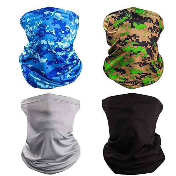 

facemask filter masker 4pcs outdoor sports men women's turban bicycle neck tube bandana face dust mascarillas cubrebocas, Blue;purple