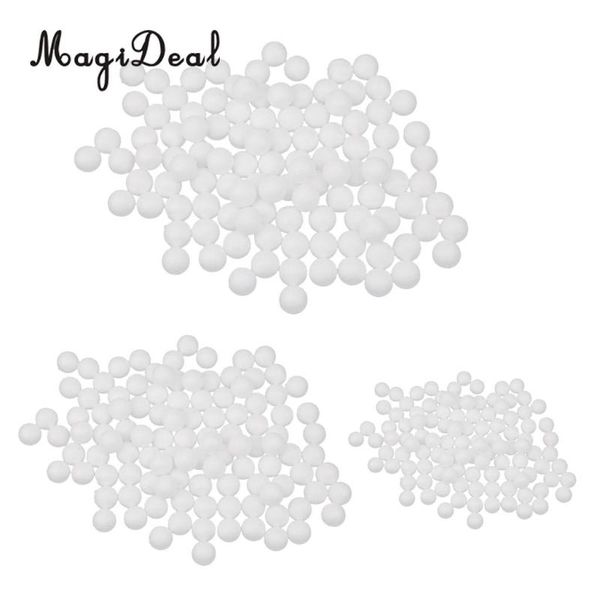 

300pcs white styrofoam foam balls for kid modelling craft diy 10mm 20mm 27mm