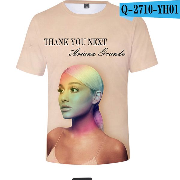 

ariana grande men cotton camisetas mujer 3d print shirts hippie harajuku hentai men clothing