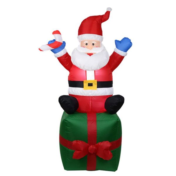 

christmas decorations inflatable santa claus outdoors decoration yard arch ornament for garden fping