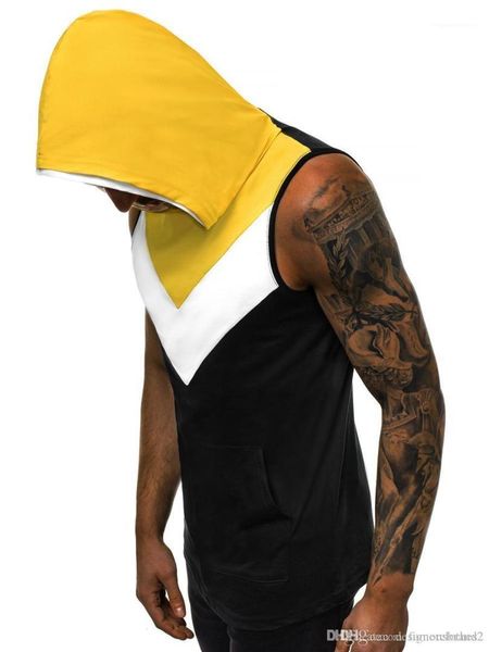 

лето бег мужские шорты мужской одежда мужская спорта жилет быстрое высыхание дышащий полосатый топы, White;black