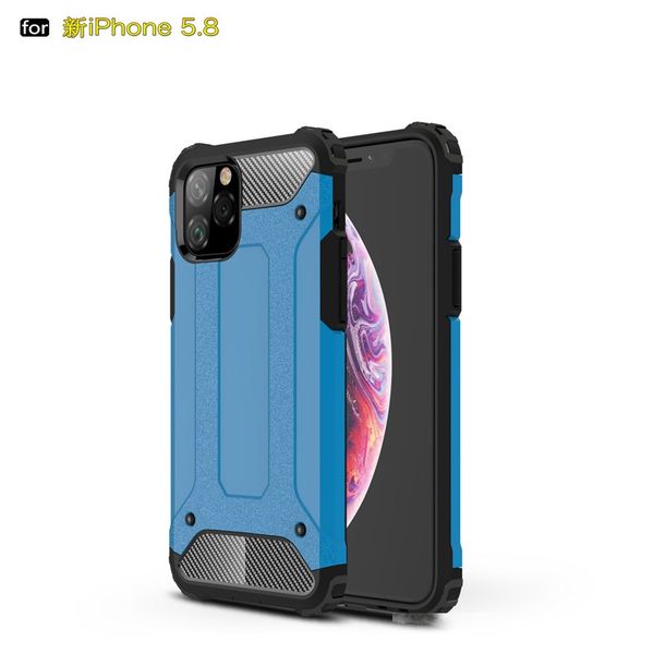 

heavy duty armor slim hard rubber cover silicone phone case for iphone 11 pro hybrid back cover